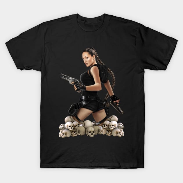 Tomb Raider T-Shirt by NRO Arte Digital